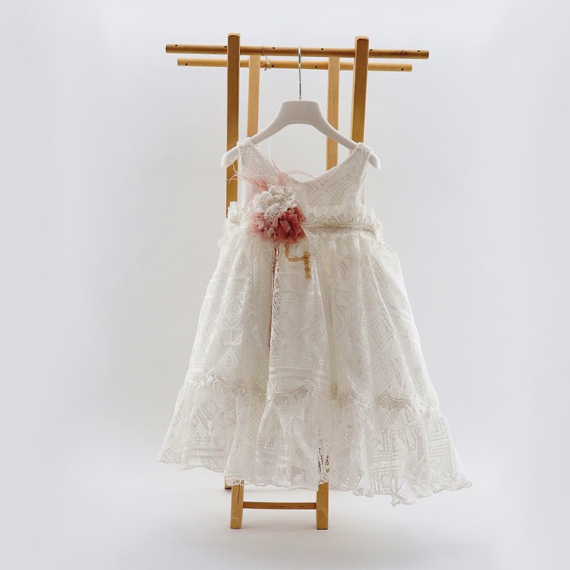 Βαπτιστικό Φόρεμα Bonboneria 387 Ιβουάρ