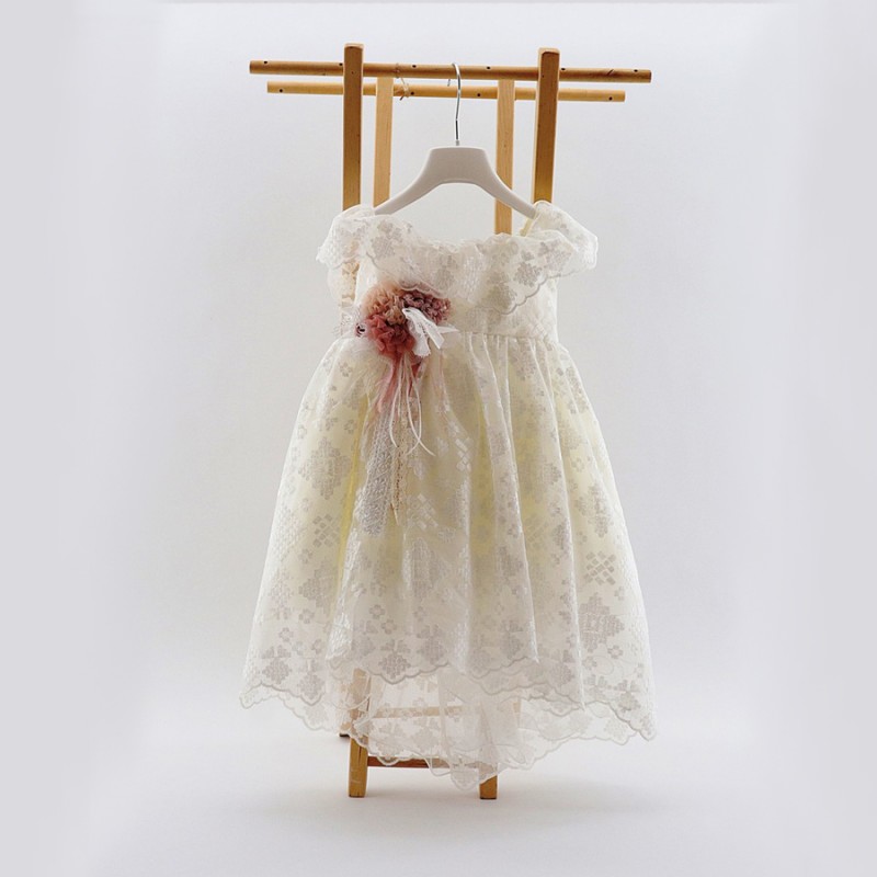 Βαπτιστικό Φόρεμα Bonboneria 388 Ιβουάρ