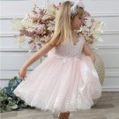 Βαπτιστικό Φόρεμα Mi Chiamo Ροζ Κ4553Φ-Ρ