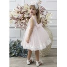 Βαπτιστικό Φόρεμα Mi Chiamo Ροζ Κ4553Φ-Ρ