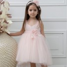 Βαπτιστικό Φόρεμα Mi Chiamo Ροζ Κ4554Φ-Ρ