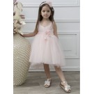 Βαπτιστικό Φόρεμα Mi Chiamo Ροζ Κ4554Φ-Ρ