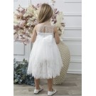 Βαπτιστικό Φόρεμα Mi Chiamo Off White Κ4555Φ