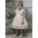 Βαπτιστικό Φόρεμα Mi Chiamo Πούδρα Κ4567Φ-Π