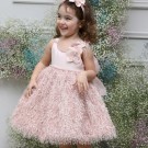 Βαπτιστικό Φόρεμα Mi Chiamo Ροζ Κ4568Φ-Α