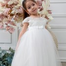 Βαπτιστικό Φόρεμα Mi Chiamo Λευκό Κ4578Φ