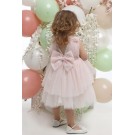 Βαπτιστικό Φόρεμα Mi Chiamo Ροζ Κ4704Φ-Ρ