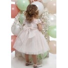 Βαπτιστικό Φόρεμα Mi Chiamo Πούδρα Κ4705Φ-Π