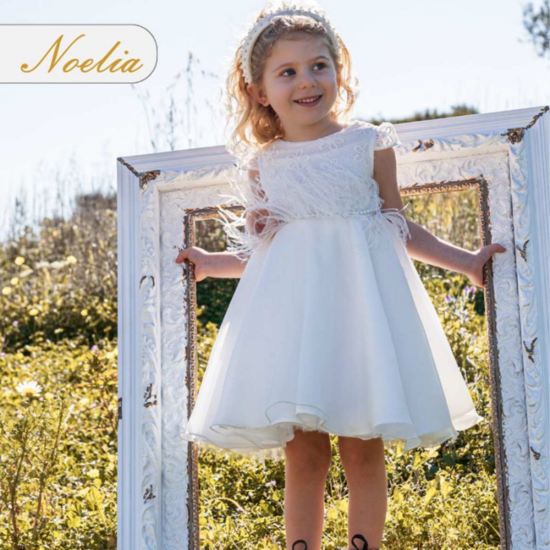 Βαπτιστικό Φόρεμα Noelia 0002 Off-White