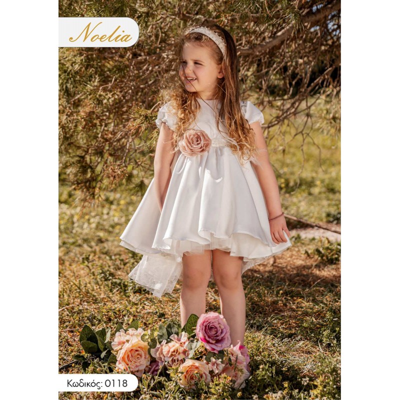Βαπτιστικό Φόρεμα Noelia 0118 Off-White