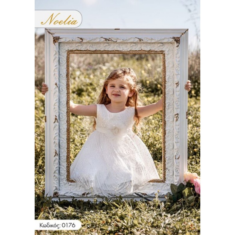 Βαπτιστικό Φόρεμα Noelia 0176 Off-White