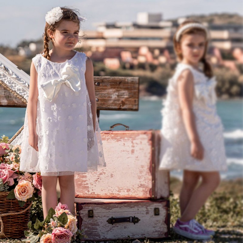 Βαπτιστικό Φόρεμα Noelia 0381 Off-White