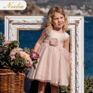 Βαπτιστικό Φόρεμα Noelia 0409 Ροζ