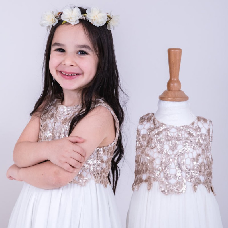 Βαπτιστικό Φόρεμα Le Petit Cheval - Adele / SALE -50%