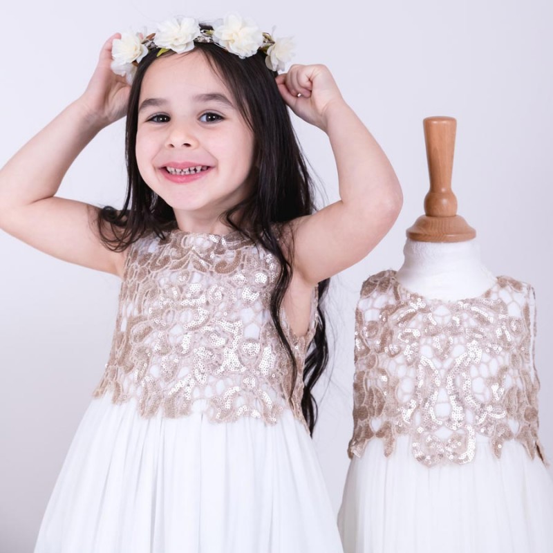 Βαπτιστικό Φόρεμα Le Petit Cheval - Adele / SALE -50%