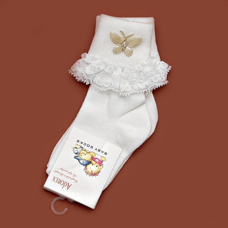 Καλτσάκι Off White - Πεταλούδα 149