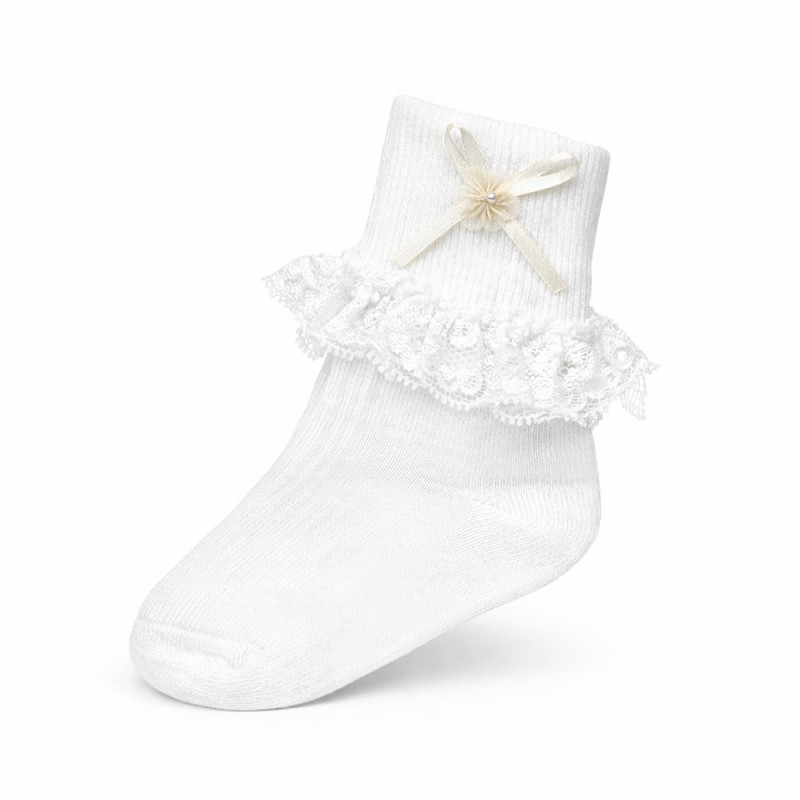 Καλτσάκι Off White - Λουλουδάκι 72
