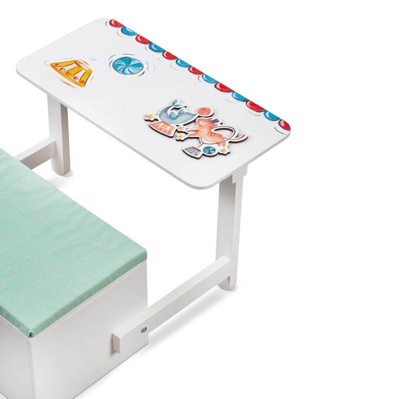 Στολισμένο Κουτί Βάπτισης - Le cirque magnifique ΖΚ640