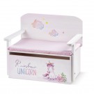 Στολισμένο Κουτί Βάπτισης - Παγκάκι - Γραφείο - Μονόκερος ΖΚ914