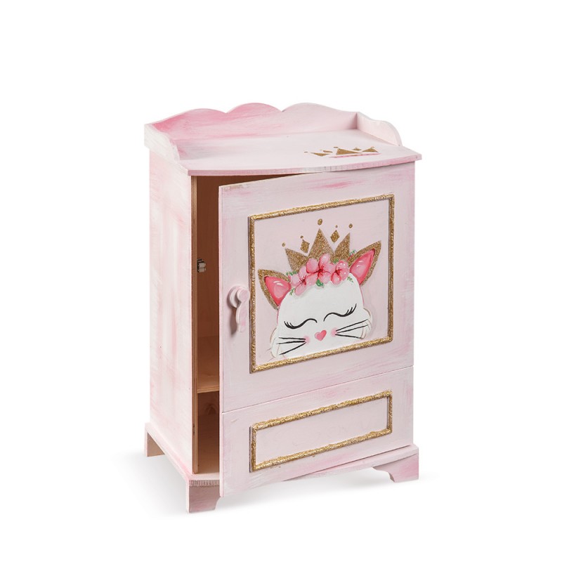 Στολισμένο Κουτί Βάπτισης - Κομοδίνο - Γατούλα ΖΚ934