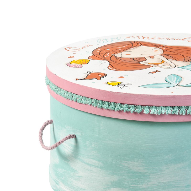 Στολισμένο Κουτί Βάπτισης - Γοργόνα ΖΚ944