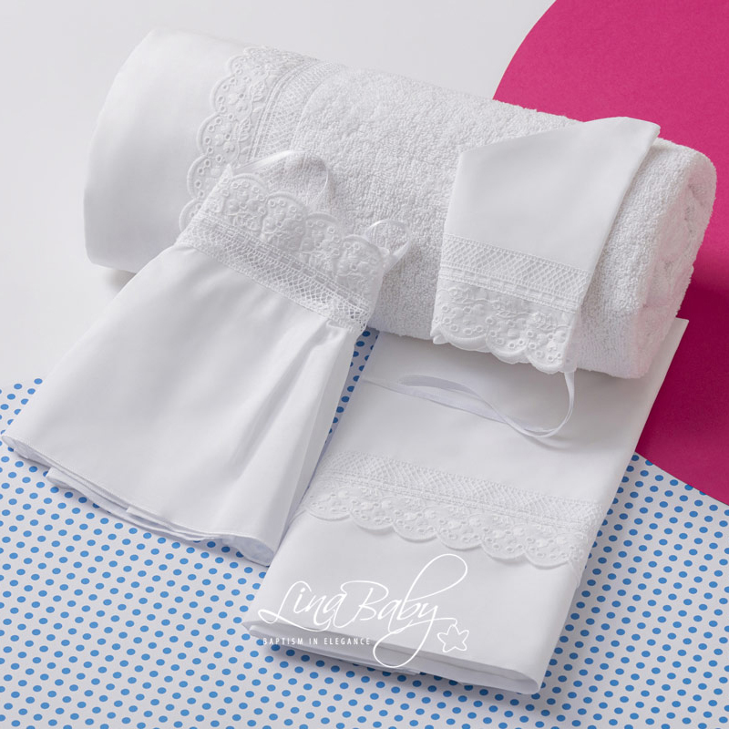 Λαδόπανα Lina Baby - 1511 "Brodery Anglais"