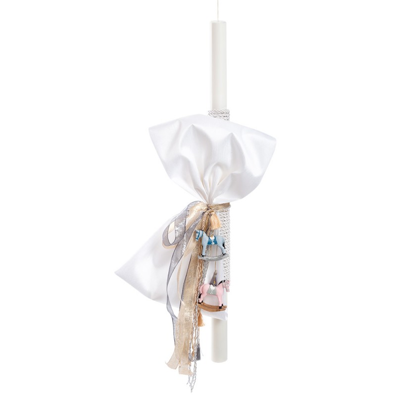 Λαμπάδα Βάπτισης - Κουνιστό Αλογάκι ΖΛ2021-3