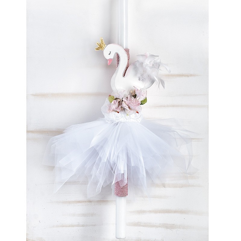 Λαμπάδα Βάπτισης - Κύκνος ΖΛ913