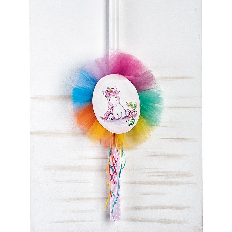 Λαμπάδα Βάπτισης - Μονόκερος ΖΛ914