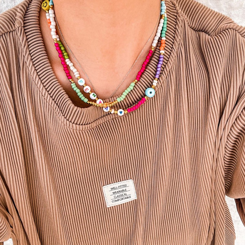 Χειροποίητο Κολιέ - Colorful Necklace Celfie & Co (1τμχ.)