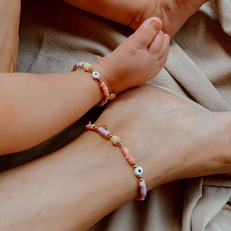 Χειροποίητα Βραχιολάκια Ποδιού - Mom And Daughter Bracelet (1τμχ.)