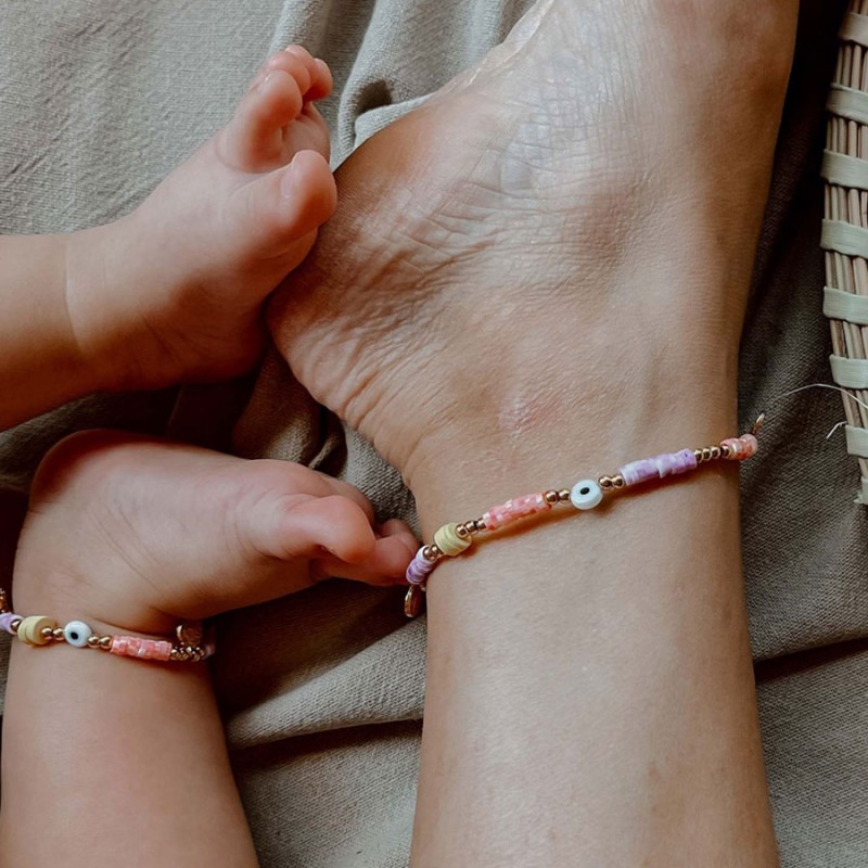 Χειροποίητα Βραχιολάκια Ποδιού - Mom And Daughter Bracelet (1τμχ.)