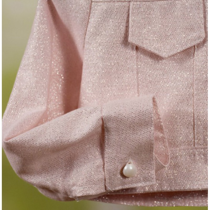 Βαπτιστικό Ζακετάκι Bambolino Athina 8747 Ροζ