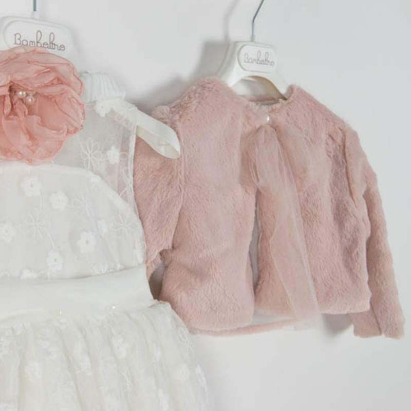 Βαπτιστικό Γουνάκι Bambolino Theodora 9811 Σάπιο Μήλο