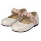 Παπούτσι Βαπτιστικό Babywalker BS3523 Εκρού-Ροζ