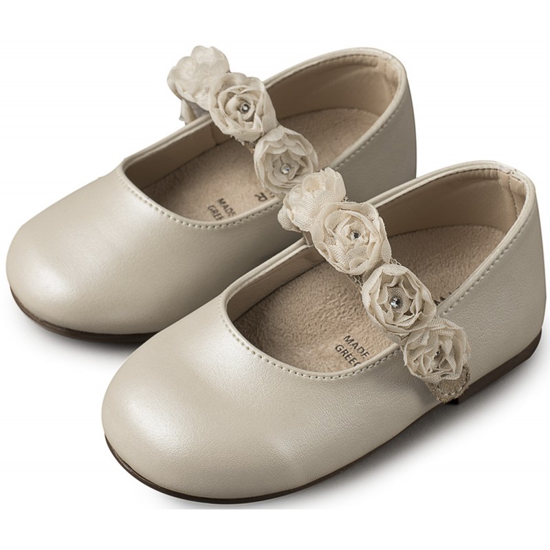 Παπούτσι Βαπτιστικό Babywalker BS3523 Εκρού