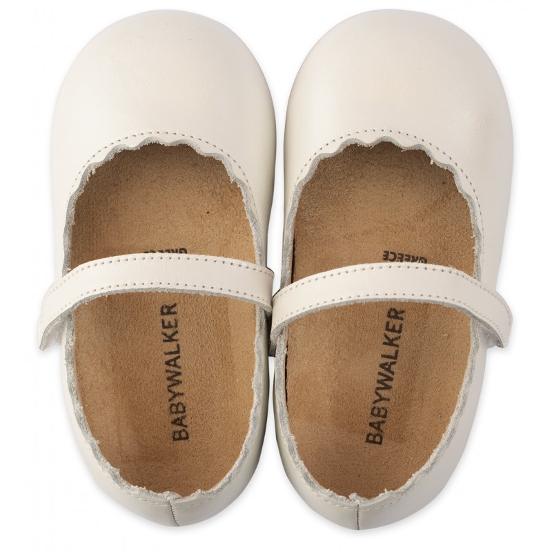 Παπούτσι Βαπτιστικό Babywalker BW4597 Εκρού