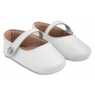 Παπούτσι Βαπτιστικό Αγκαλιάς Babywalker MI1619 Λευκό