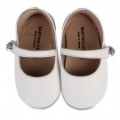 Παπούτσι Βαπτιστικό Αγκαλιάς Babywalker MI1619 Λευκό