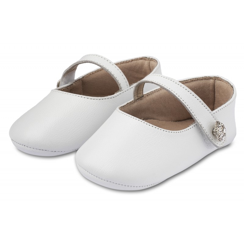 Παπούτσι Βαπτιστικό Αγκαλιάς Babywalker MI1619 Λευκό