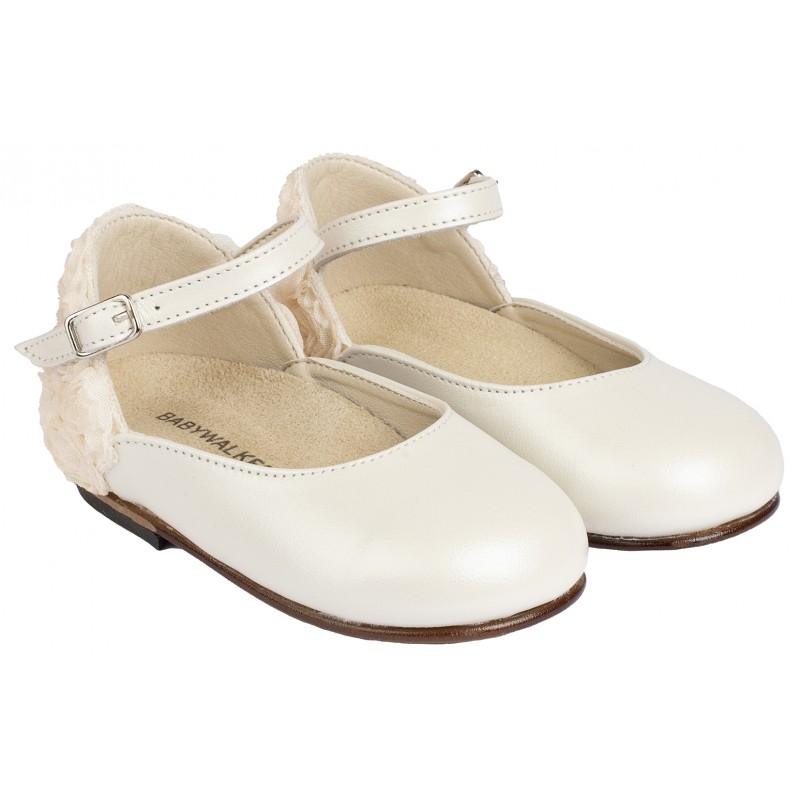 Παπούτσι Βαπτιστικό Babywalker BW4503 Εκρού