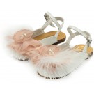 Παπούτσι Βαπτιστικό Babywalker Exclusive EXC5772 Εκρού-Ροζ