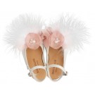 Παπούτσι Βαπτιστικό Babywalker Exclusive EXC5772 Εκρού-Ροζ