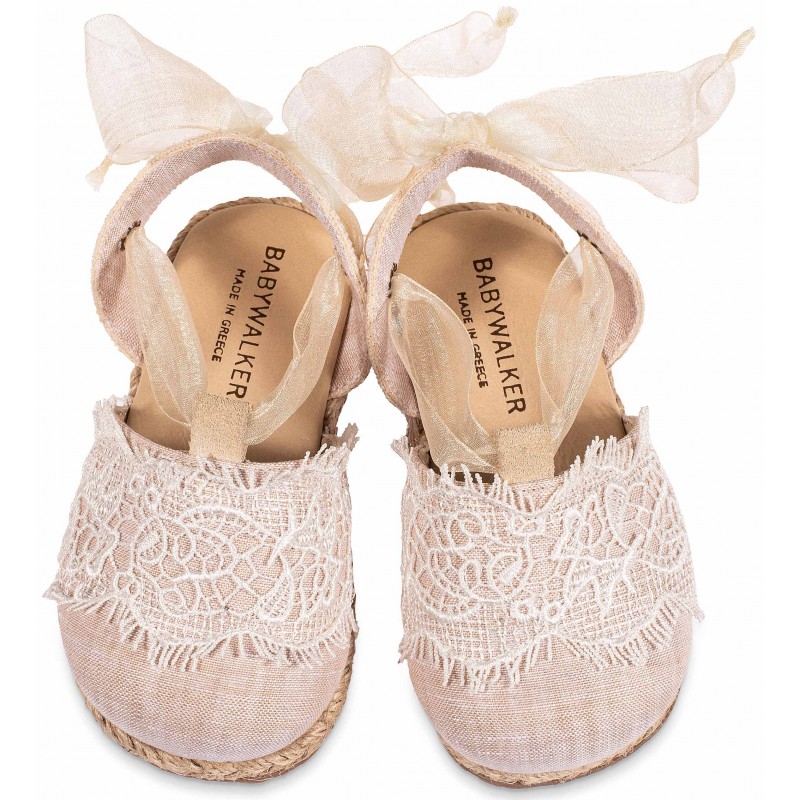 Παπούτσι Βαπτιστικό Babywalker EXC5858 Εκρού