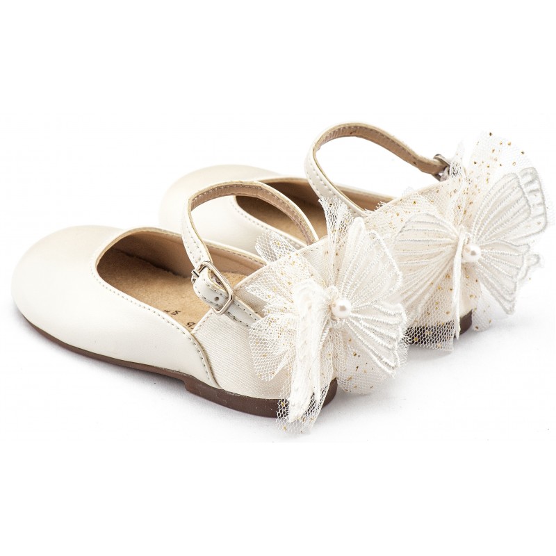 Παπούτσι Βαπτιστικό Babywalker BS3594 Εκρού