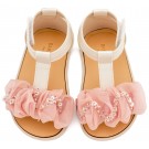 Παπούτσι Βαπτιστικό Babywalker BS3601 Εκρού-Ροζ