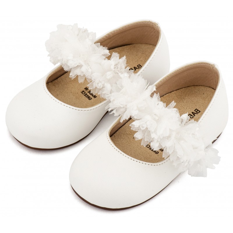 Παπούτσι Βαπτιστικό Babywalker BS3602 Λευκό