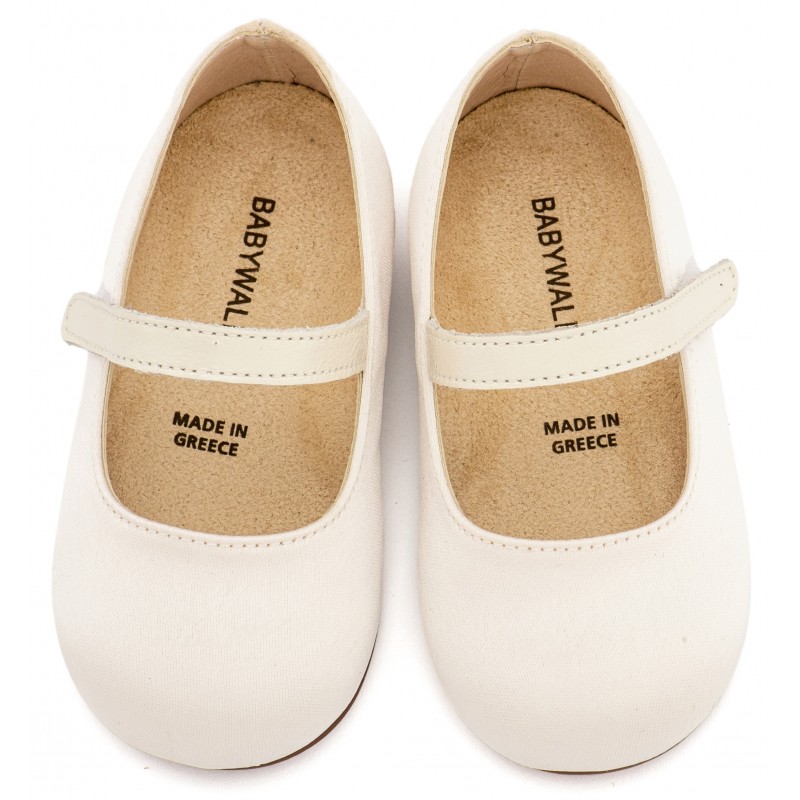 Παπούτσι Βαπτιστικό Babywalker BS3603 Εκρού