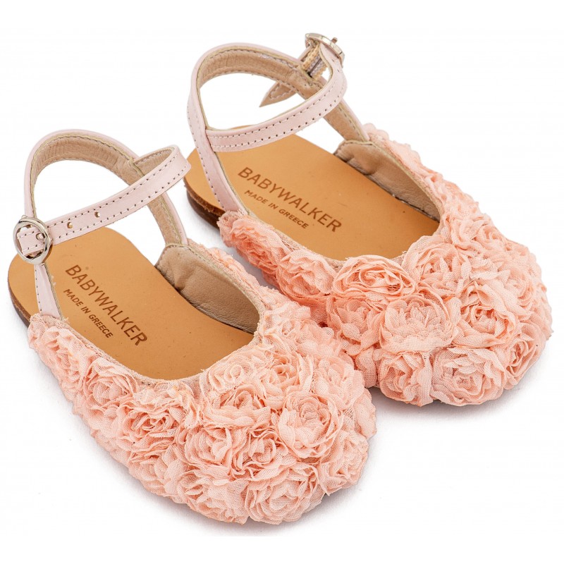 Παπούτσι Βαπτιστικό Babywalker BW4884 Ροζ