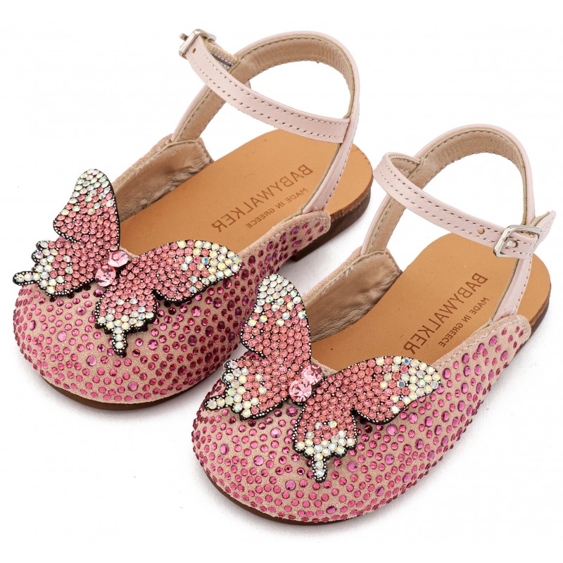 Παπούτσι Βαπτιστικό Babywalker EXC5857 Ροζ